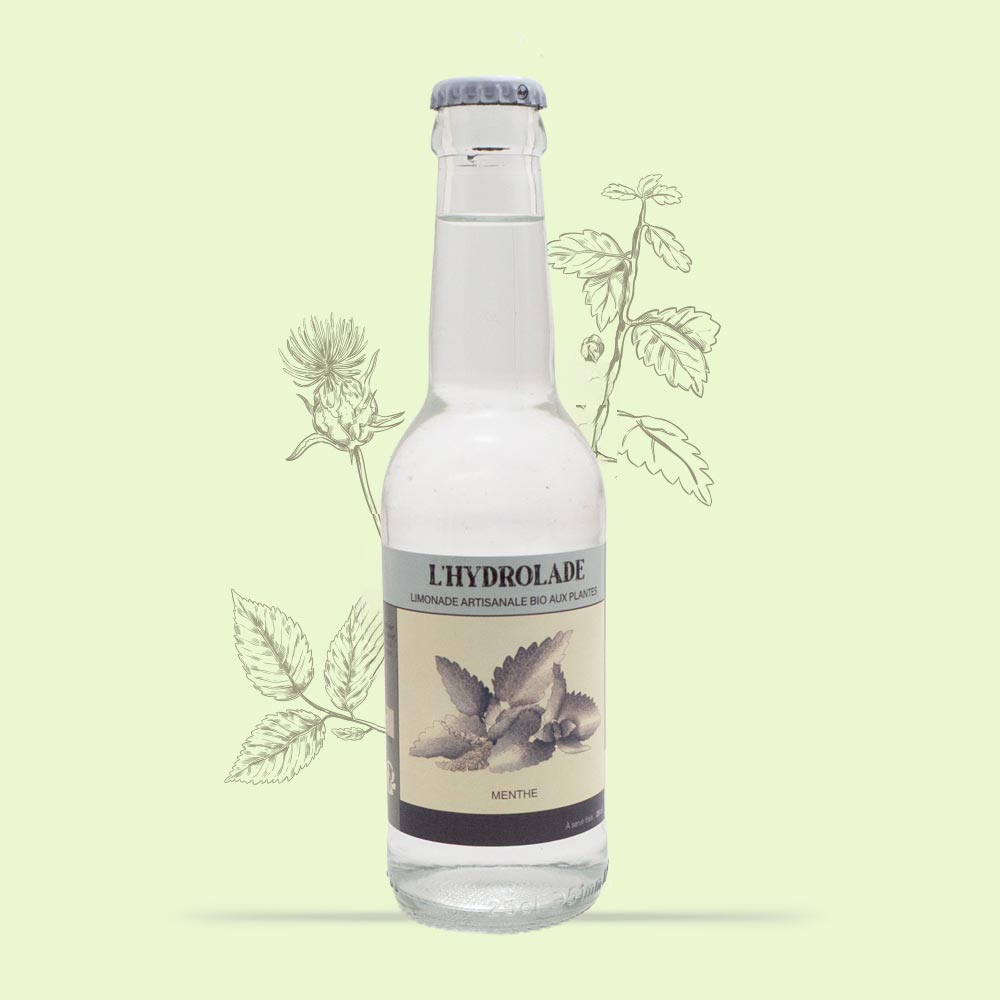 hydrolade limonade artisanale BIO menthe 25 cl OK